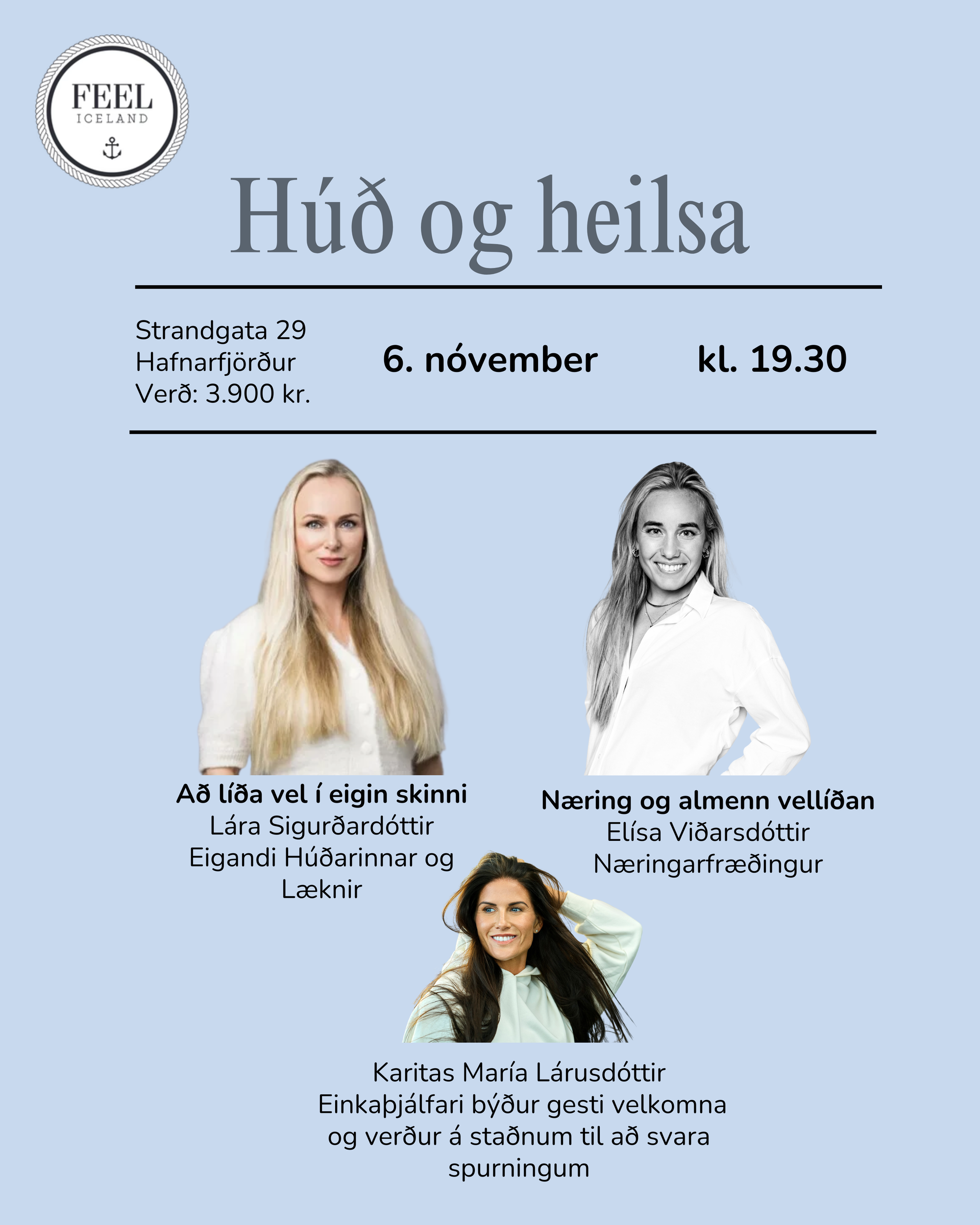 Fræðslukvöld - Húð og heilsa